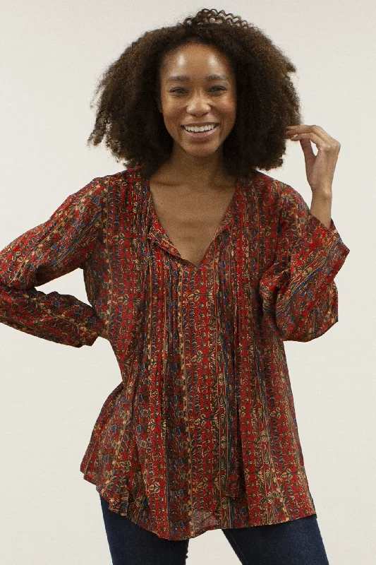 "Rocco" Blouse Relaxed Fit Blouse
