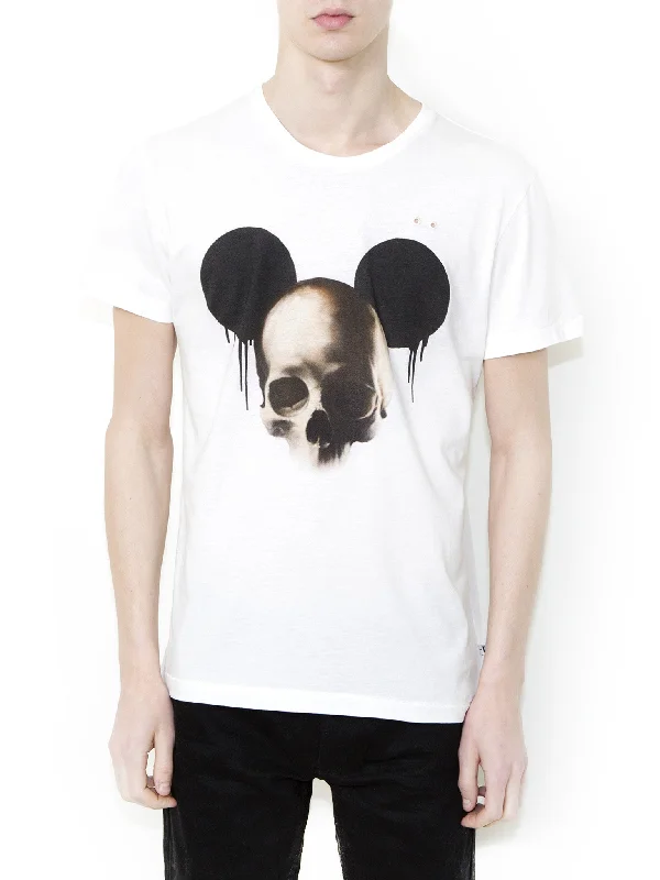 MICKEY SMALL Men Regular Fit T-shirt-- Hooded Caped Shawl Collar