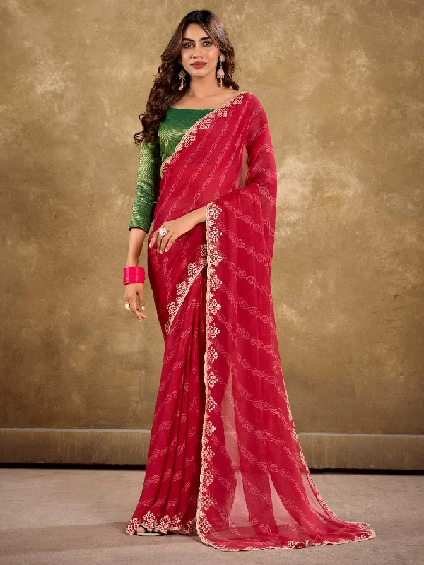 Women's Pure Chiffon Olive Embellished Designer Saree With Blouse Piece Elegant Office Blouse Women's Pure Chiffon Olive Embellished Designer Saree With Blouse Piece Elegant Office Blouse