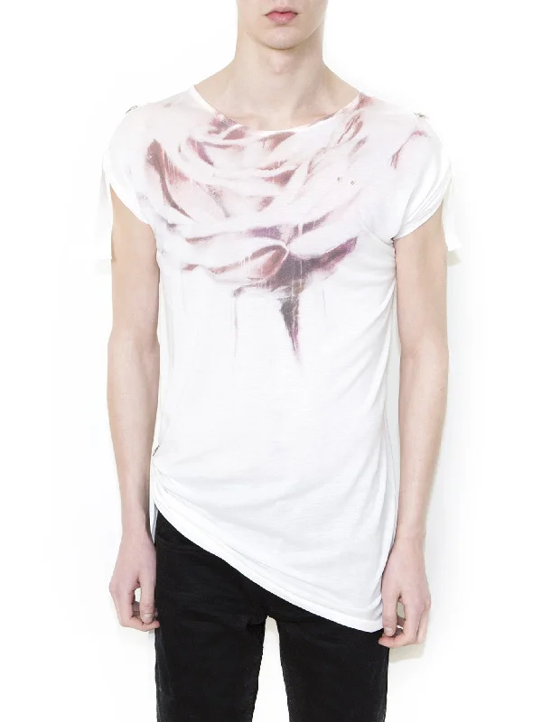 ROSE Unisex Fashion Fit T-shirt-- Rayon Velvet Corduroy