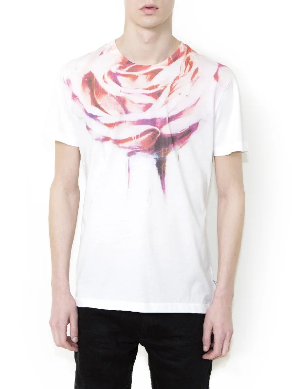ROSE Men Regular Fit T-shirt-- Fleece Nylon Spandex