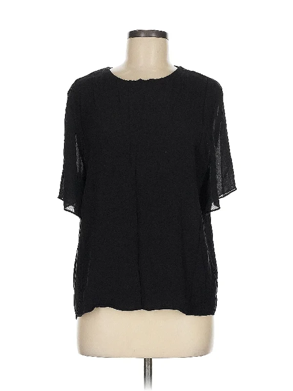 Short Sleeve Blouse Lightweight Chiffon Blouse