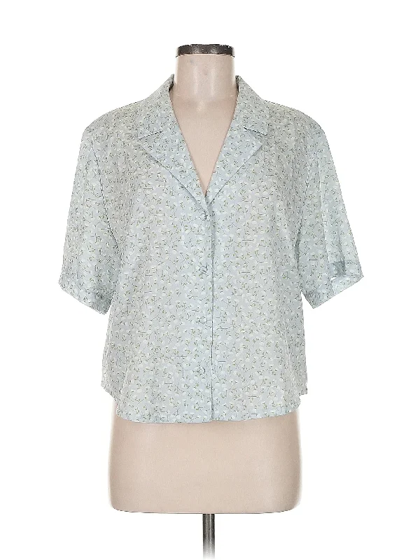 Short Sleeve Blouse Modern Work Blouse