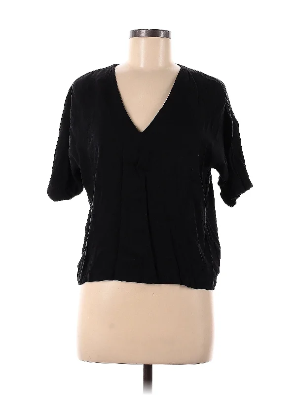 Short Sleeve Blouse Vintage Lace Blouse