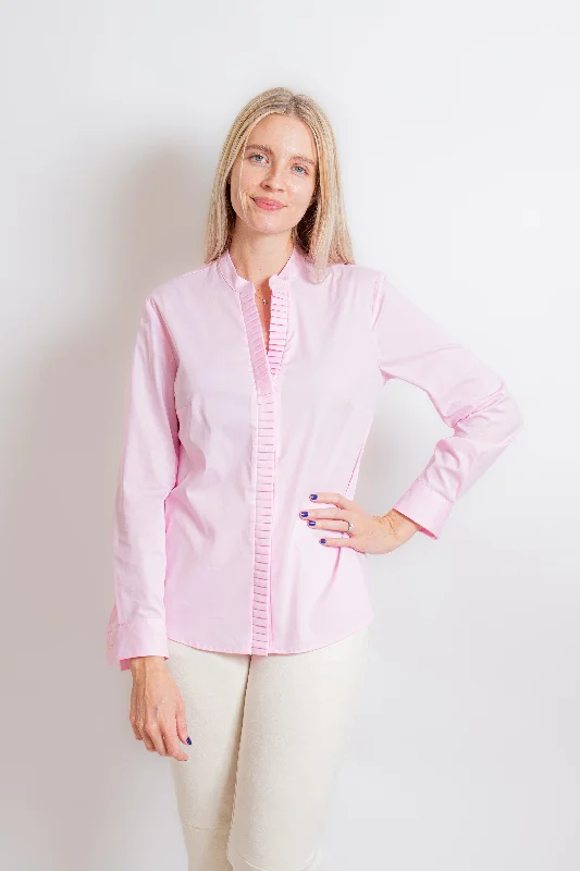 "Luxor" Rose Pink Blouse Casual Button Blouse