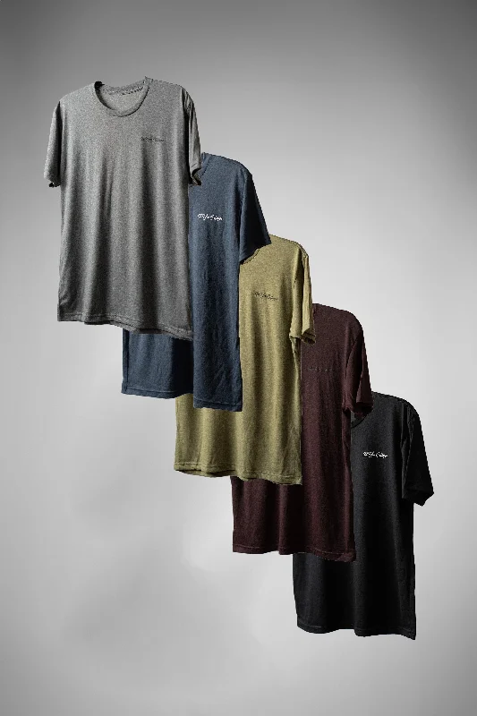 Signature Tri-blend T-shirt-- Striped Floral Plaid