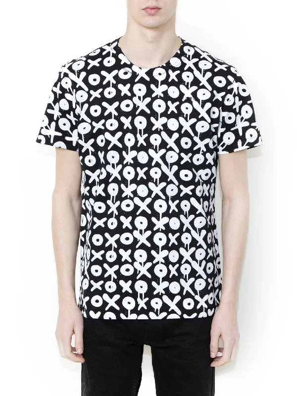 OX ON BLACK Men Regular Fit T-shirt-- Collared Crew Neck Turtle Neck