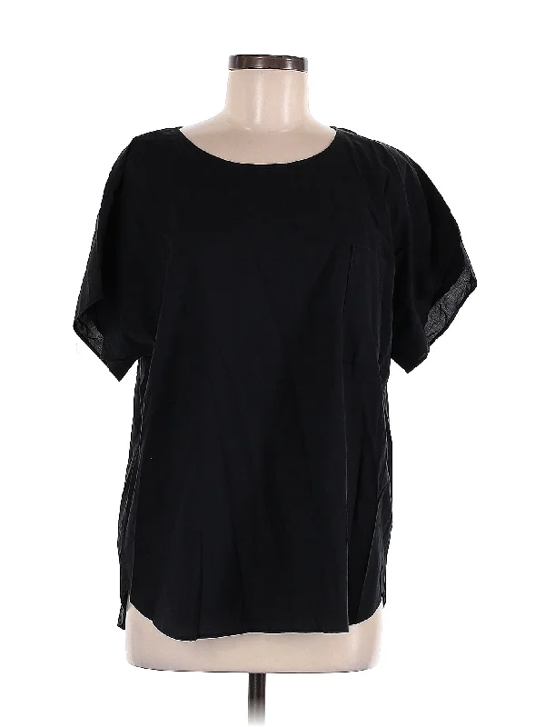 Short Sleeve Blouse Loose Fit Blouse