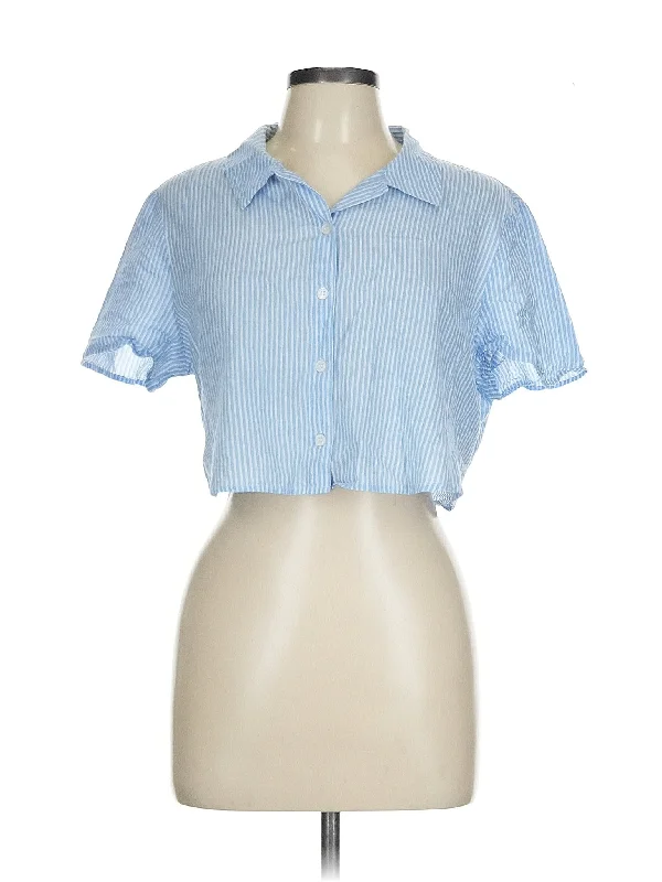 Short Sleeve Blouse Lightweight Floral Blouse