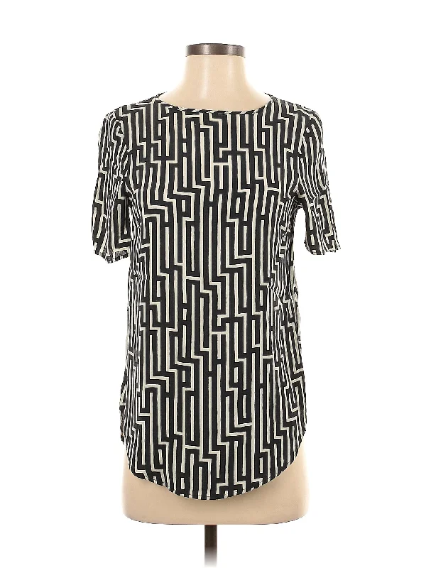 Short Sleeve Blouse Backless Summer Blouse