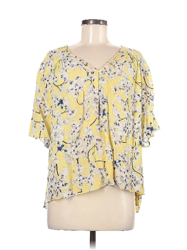 Short Sleeve Blouse Soft Modal Blouse
