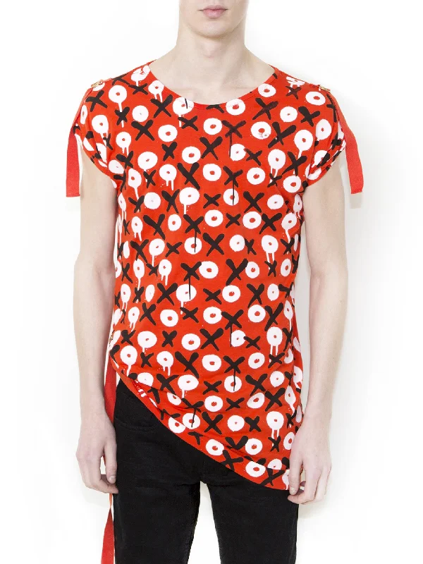 OX ON RED Unisex Fashion Fit T-shirt-- Modern Contemporary Chic