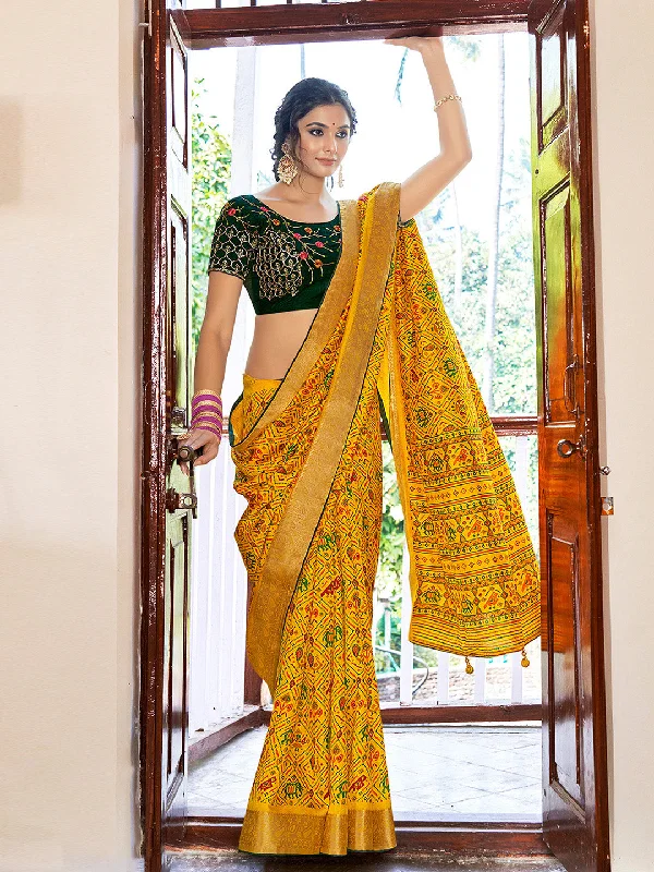 Women's Soft Silk Yellow Woven Design Designer Saree With Blouse Piece Off-Shoulder Wrap Blouse Women's Soft Silk Yellow Woven Design Designer Saree With Blouse Piece Off-Shoulder Wrap Blouse