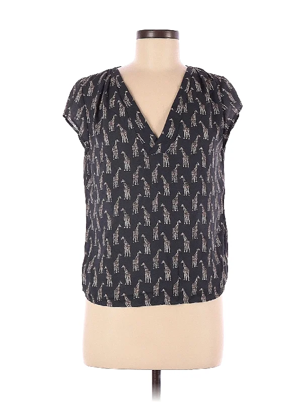 Short Sleeve Blouse Boho Printed Blouse