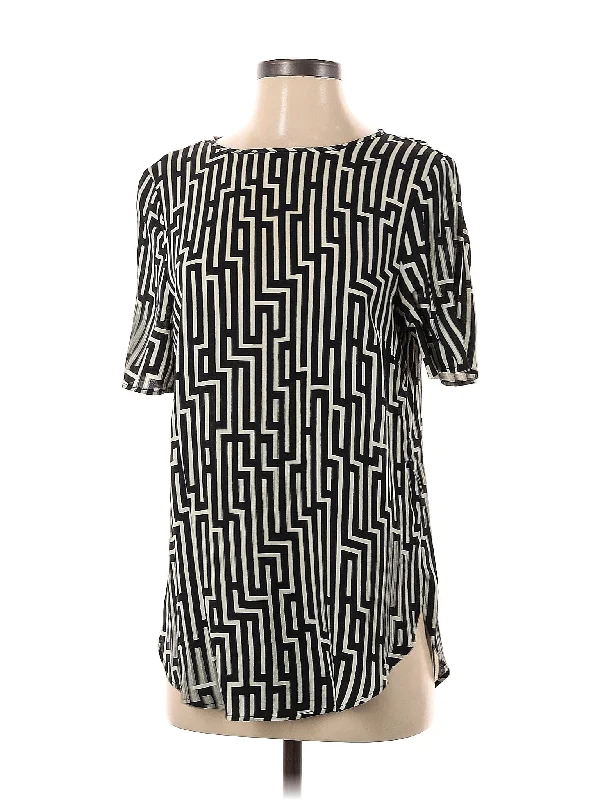 Short Sleeve Blouse Double-Layered Blouse