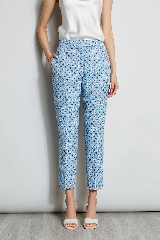 Sun Print Pant Sleek Black Pants