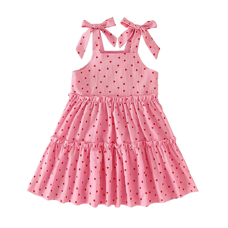 POLKA HEART Pink Dress Tunics Corduroy durable