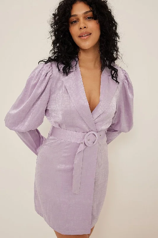 jacquard satin belted dress Tunics Fall fleece