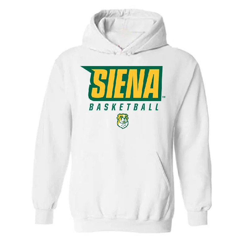Siena - NCAA Women's Basketball : Teresa Seppälä - Classic Shersey Hooded Sweatshirt Hoodie with Magnetic Closure Innovative Modern Siena - NCAA Women's Basketball : Teresa Seppälä - Classic Shersey Hooded Sweatshirt Hoodie with Magnetic Closure Innovative Modern