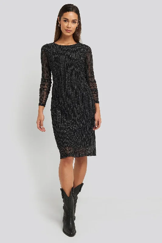 Deep Back Straight Dress Maxi Flowy Bohemian