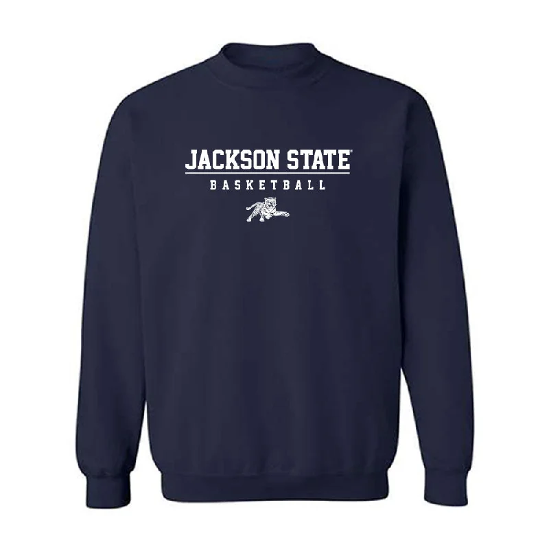 Jackson State - NCAA Women's Basketball : Arianna Durrell - Classic Shersey Crewneck Sweatshirt Hoodie with Hem Applique Textured Unique Jackson State - NCAA Women's Basketball : Arianna Durrell - Classic Shersey Crewneck Sweatshirt Hoodie with Hem Applique Textured Unique