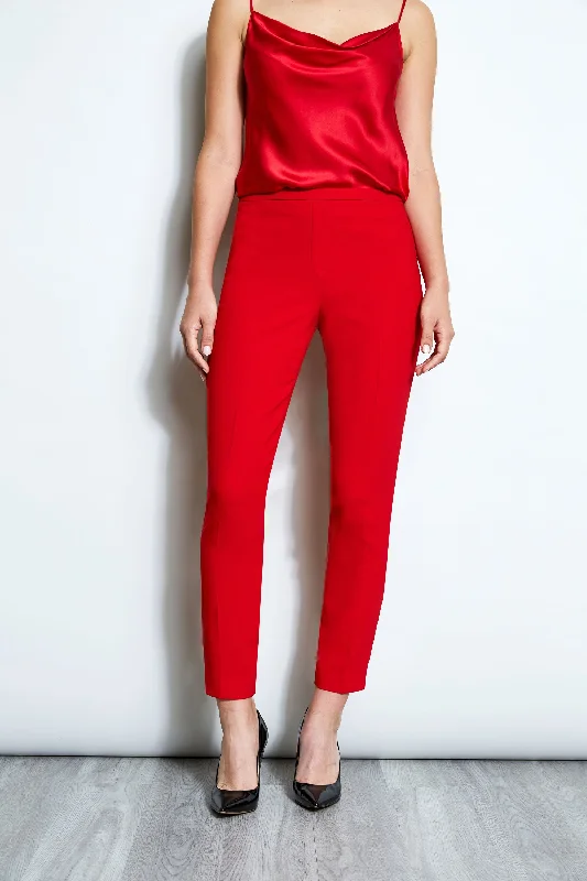 Slim Fit Crepe Pant Relaxed Fit Trousers