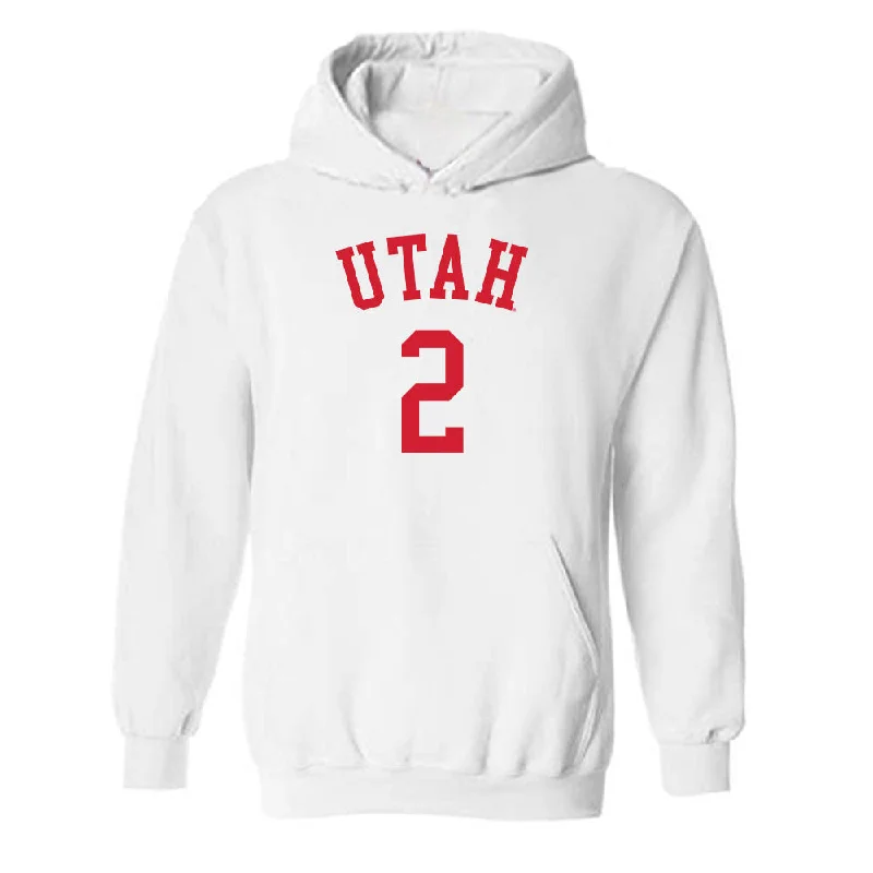 Utah - NCAA Women's Basketball : Ines Vieira - Replica Shersey Hooded Sweatshirt Hoodie with Logo Branding Identity Utah - NCAA Women's Basketball : Ines Vieira - Replica Shersey Hooded Sweatshirt Hoodie with Logo Branding Identity
