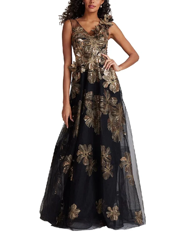 Teri Jon by Rickie Freeman Special Occasion Long Dress Tunics Bridal satin