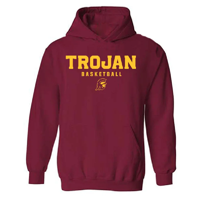 USC - NCAA Women's Basketball : Laura Williams - Classic Shersey Hooded Sweatshirt Hoodie with Hem Frayed Vintage Worn USC - NCAA Women's Basketball : Laura Williams - Classic Shersey Hooded Sweatshirt Hoodie with Hem Frayed Vintage Worn