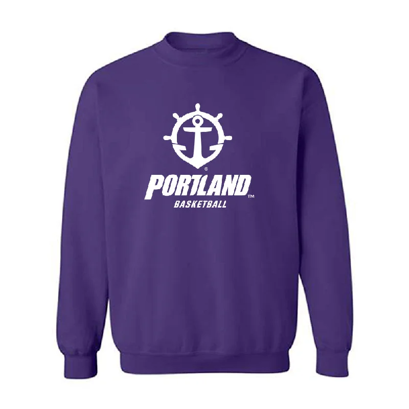 Portland - NCAA Women's Basketball : Dyani Ananiev - Crewneck Sweatshirt Hoodie with Raglan Sleeves Sporty Comfortable Portland - NCAA Women's Basketball : Dyani Ananiev - Crewneck Sweatshirt Hoodie with Raglan Sleeves Sporty Comfortable