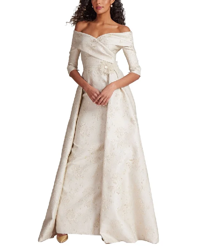 Teri Jon by Rickie Freeman Special Occasion Long Dress Floral Print girly