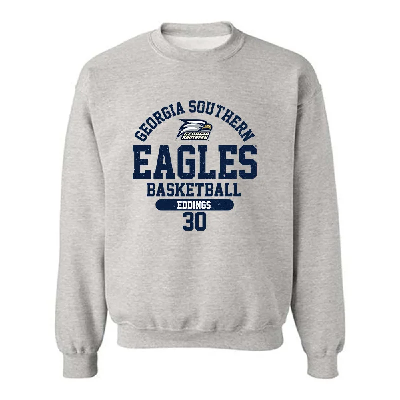 Georgia Southern - NCAA Women's Basketball : McKenna Eddings - Classic Fashion Shersey Crewneck Sweatshirt Hoodie with Relaxed Fit Easy Casual Georgia Southern - NCAA Women's Basketball : McKenna Eddings - Classic Fashion Shersey Crewneck Sweatshirt Hoodie with Relaxed Fit Easy Casual
