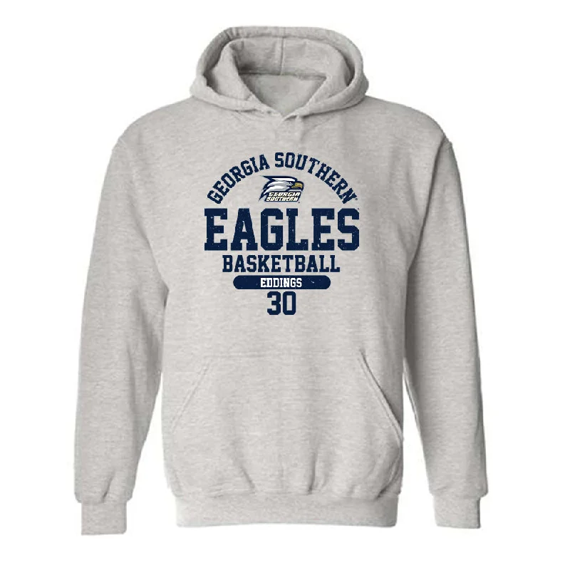 Georgia Southern - NCAA Women's Basketball : McKenna Eddings - Classic Fashion Shersey Hooded Sweatshirt Hoodie with Rolled Sleeves Casual Relaxed Georgia Southern - NCAA Women's Basketball : McKenna Eddings - Classic Fashion Shersey Hooded Sweatshirt Hoodie with Rolled Sleeves Casual Relaxed