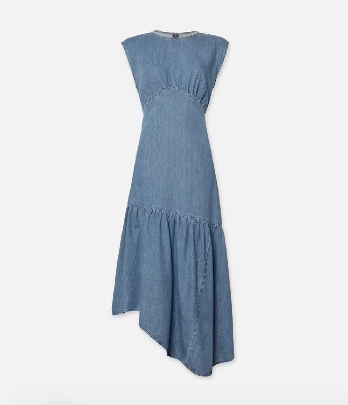 Gathered Tier Hem Dress ~ Eugenia Tunics Recommended stylist