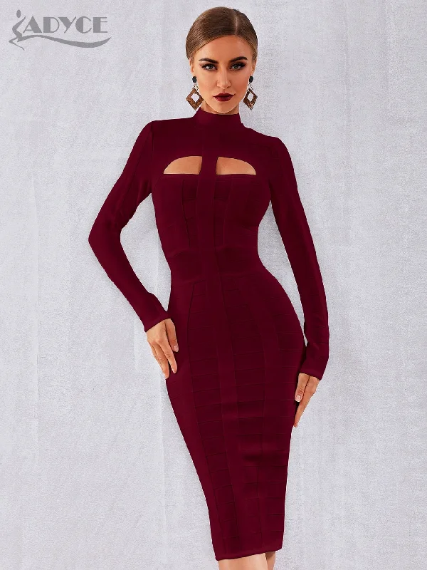 Wine Red Dress