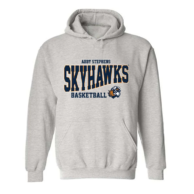 UT Martin - NCAA Women's Basketball : Abby Stephens - Classic Fashion Shersey Hooded Sweatshirt Hoodie with Bell Sleeves Flared Feminine UT Martin - NCAA Women's Basketball : Abby Stephens - Classic Fashion Shersey Hooded Sweatshirt Hoodie with Bell Sleeves Flared Feminine