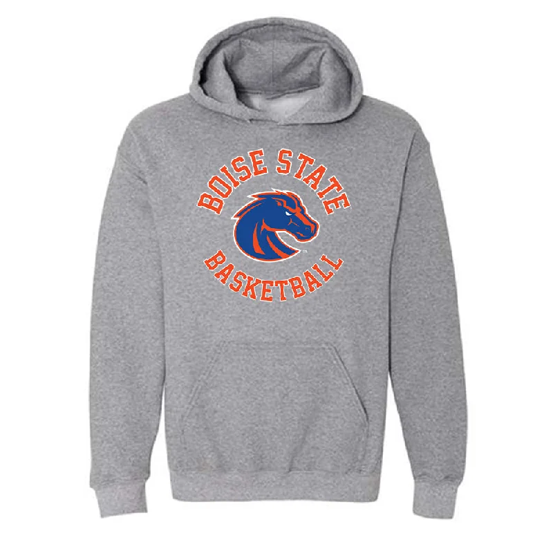 Boise State - NCAA Women's Basketball : Tatum Thompson - Classic Shersey Hooded Sweatshirt Hoodie with Hem Raw Edge Edgy Unfinished Boise State - NCAA Women's Basketball : Tatum Thompson - Classic Shersey Hooded Sweatshirt Hoodie with Hem Raw Edge Edgy Unfinished