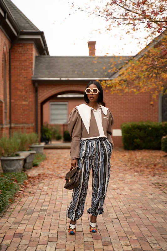 Zima Pants Trendy Tapered Pants
