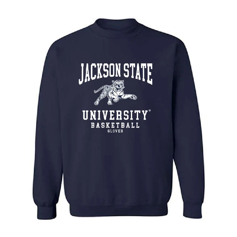Jackson State - NCAA Women's Basketball : Zaria Glover - Classic Shersey Crewneck Sweatshirt Hoodie with Fur Luxurious Winter Jackson State - NCAA Women's Basketball : Zaria Glover - Classic Shersey Crewneck Sweatshirt Hoodie with Fur Luxurious Winter