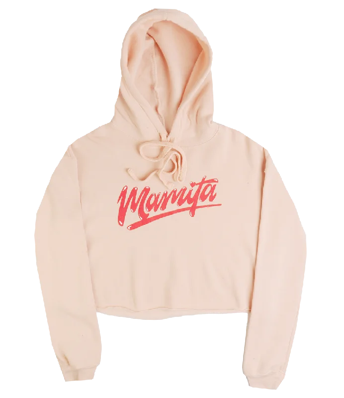 CNCO CROPPED HOODIE PINK - CNCOHD1 Hoodie with Earth Tones Natural Calm