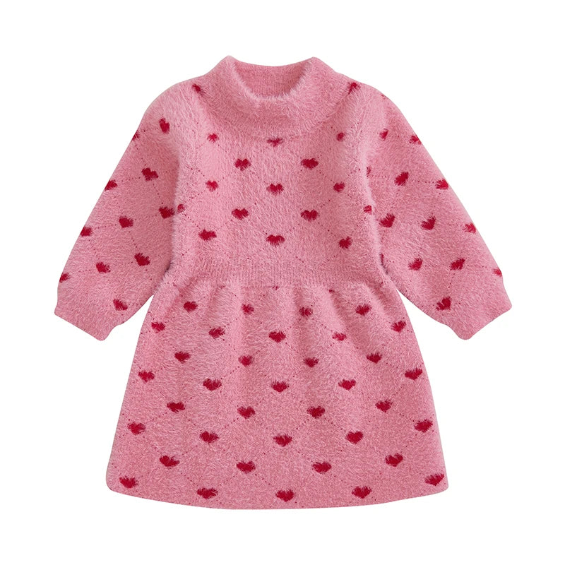 HEARTS Plush Dress Tunics Prom sequined
