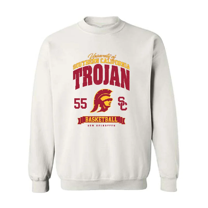 USC - NCAA Women's Basketball : Talia von Oelhoffen - Classic Fashion Shersey Crewneck Sweatshirt Hoodie with Metallic Shiny Futuristic USC - NCAA Women's Basketball : Talia von Oelhoffen - Classic Fashion Shersey Crewneck Sweatshirt Hoodie with Metallic Shiny Futuristic
