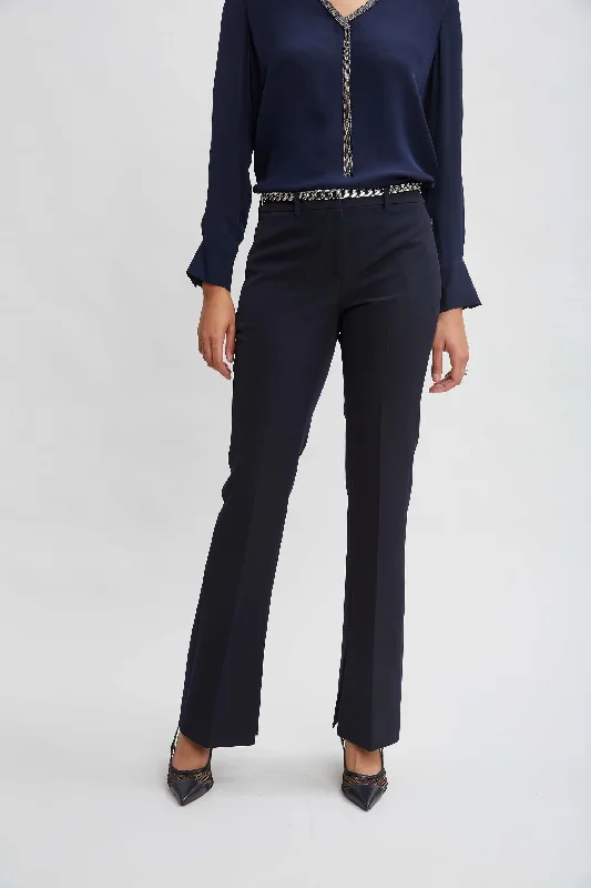 Inseam Slit Flare Pant Comfortable Wide-Leg Pants