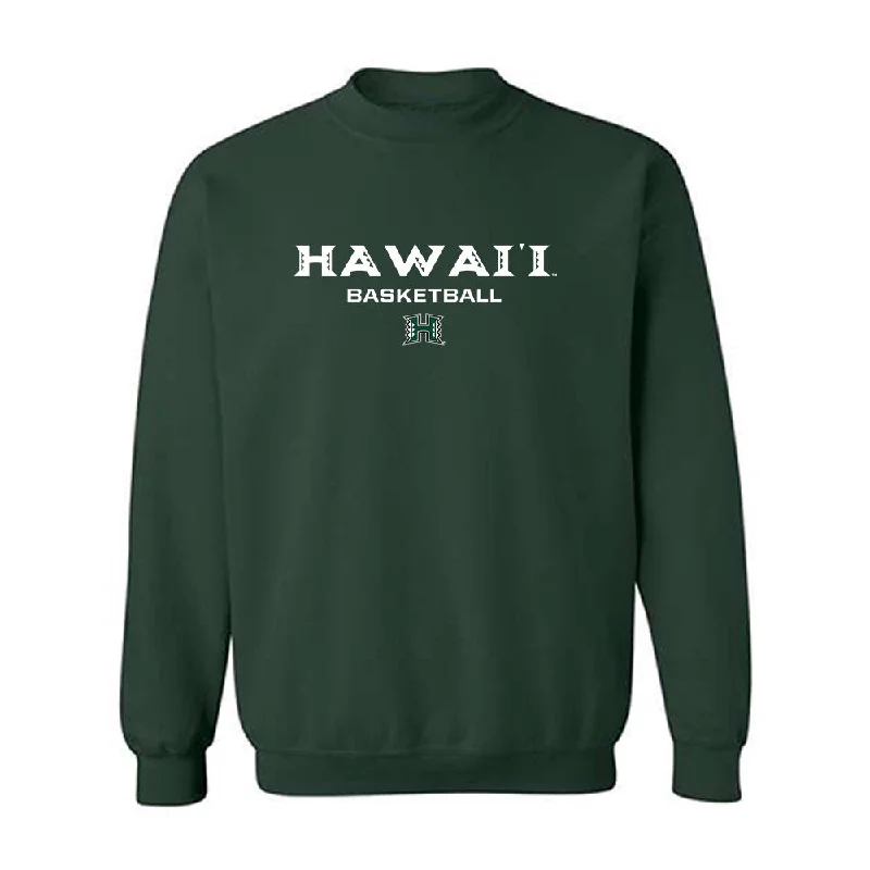 Hawaii - NCAA Women's Basketball : Amelia Uhila - Classic Shersey Crewneck Sweatshirt Hoodie with Raglan Sleeves Sporty Comfortable Hawaii - NCAA Women's Basketball : Amelia Uhila - Classic Shersey Crewneck Sweatshirt Hoodie with Raglan Sleeves Sporty Comfortable