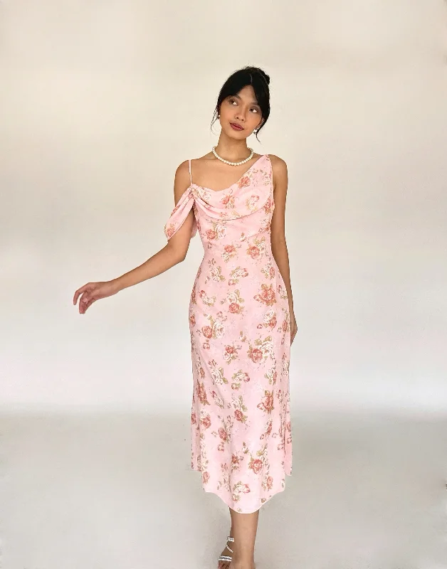Celine dress (PINK FLORAL) Tunics Review highly