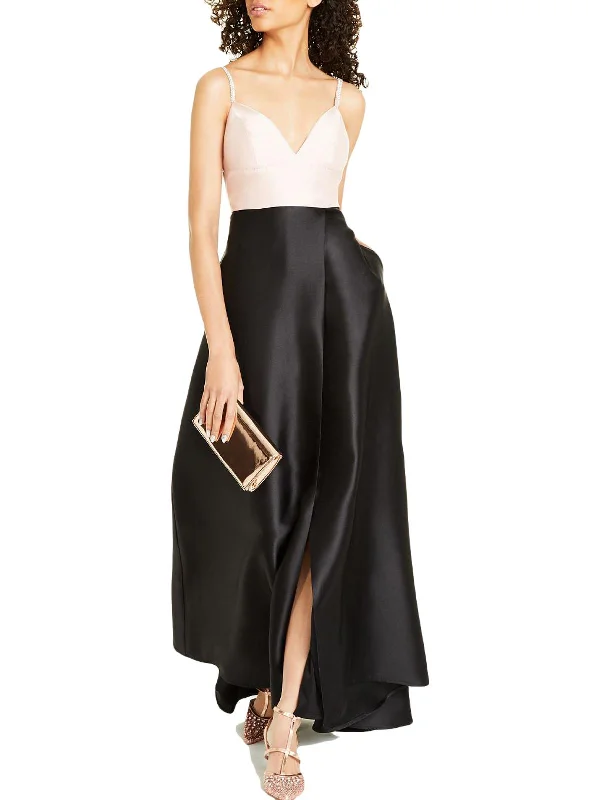 Juniors Womens Faux Wrap Maxi Evening Dress Tunics Running lightweight