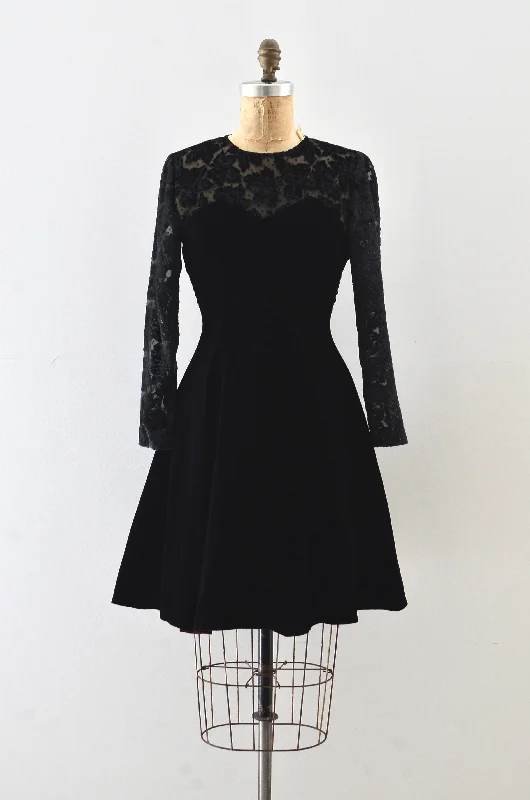 Vintage Velvet Party Dress Tunics Modern contemporary