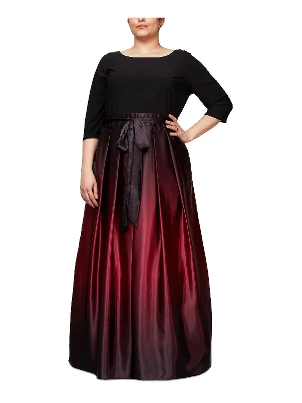 Womens Ombre Long Evening Dress Tunics Stylish modern