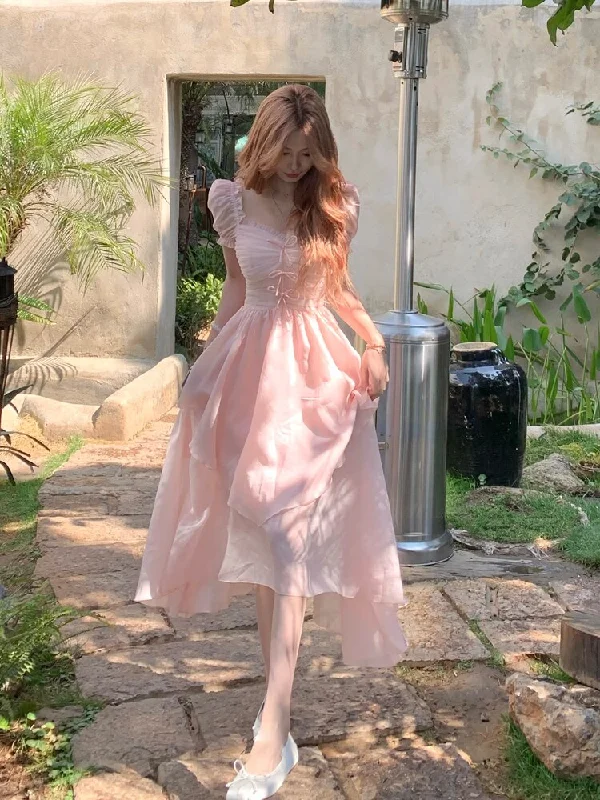 Pink Midi Dress