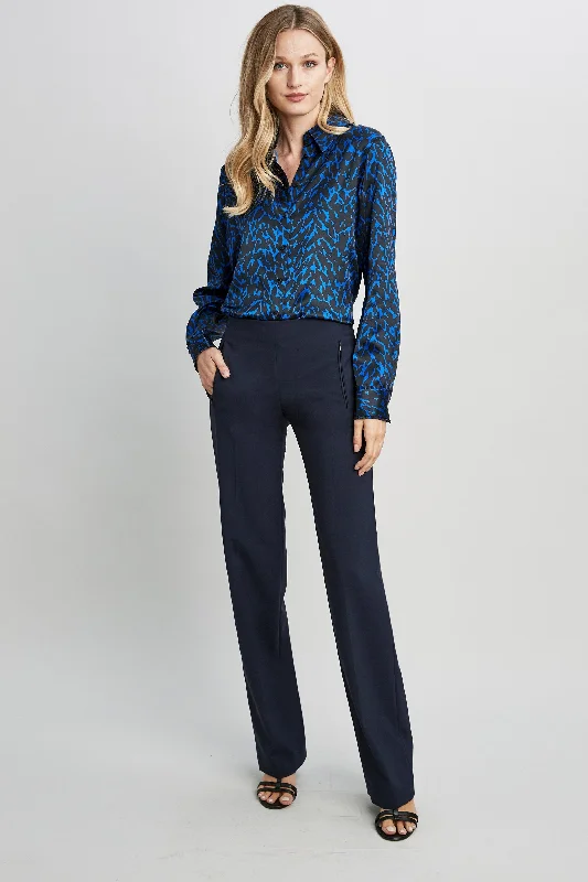 Odette Wide-Leg Pant Classic Stretch Pants